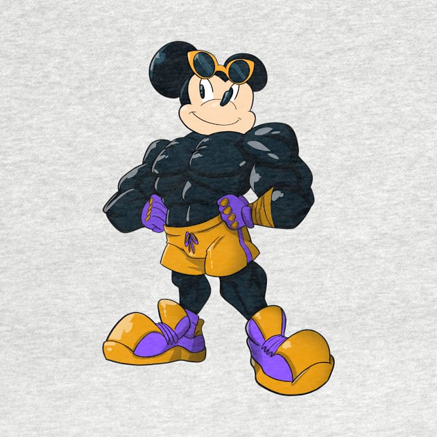 Fit Micky Mouse by Jacked Cartoons